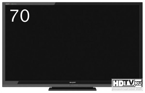 Sharp   	 HDTV  70 